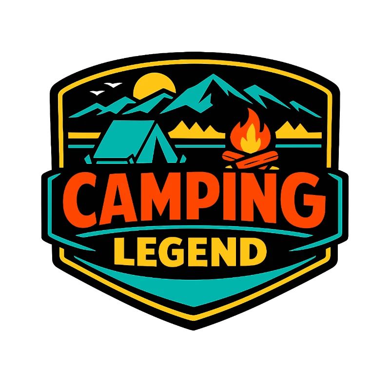 Camping Legend Shield