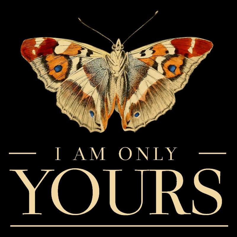 Bunter Schmetterling  Design – Ich gehöre nur dir 