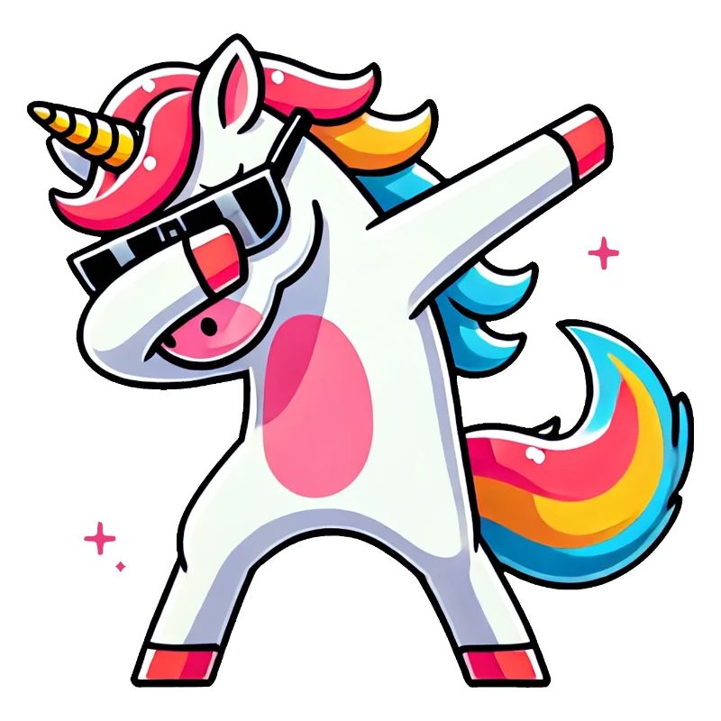 Dab Einhorn Dabbing Einhörner Unicorn Mädchen