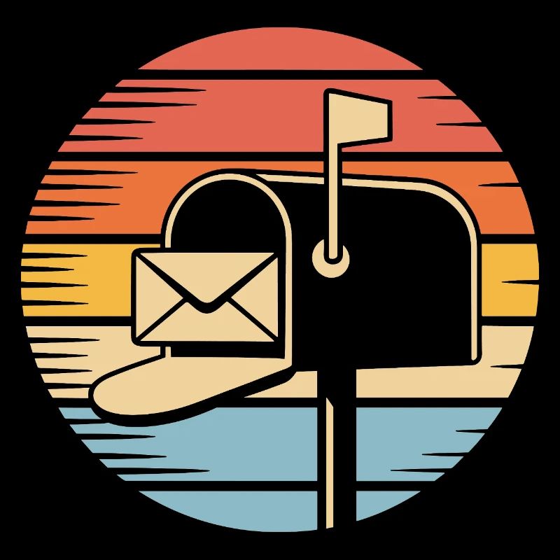 Mail Carrier Retro Vintage Postal Worker