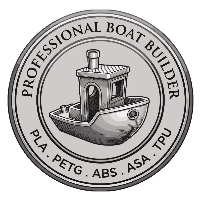 Professional Boat Builder – 3D Druck Emblem