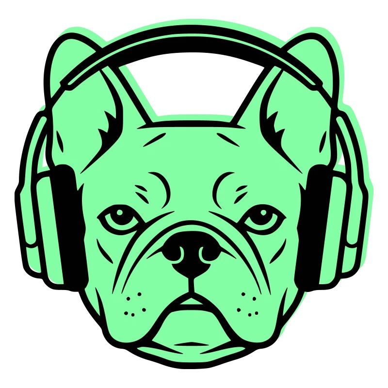 Frenchie DJ Kopfhörer Musik