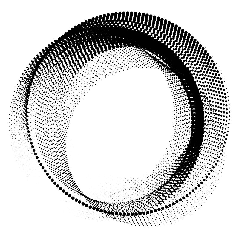 Forme circulaire abstraite