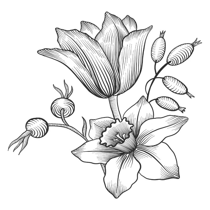 Vrille de fleur