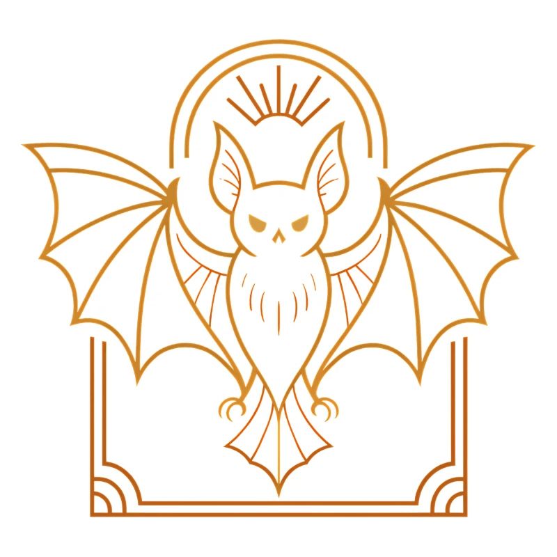 Orange moth bat