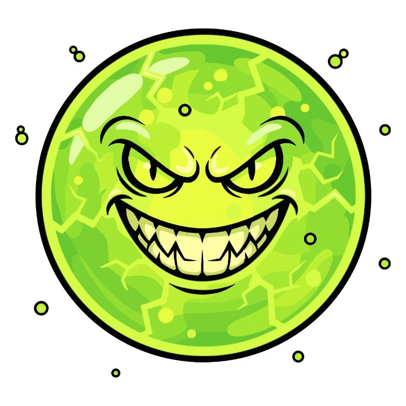 Grim Moon with Grin
