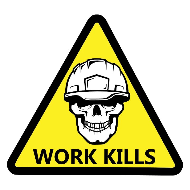 Danger Work, Kill sign with a helmeted skull