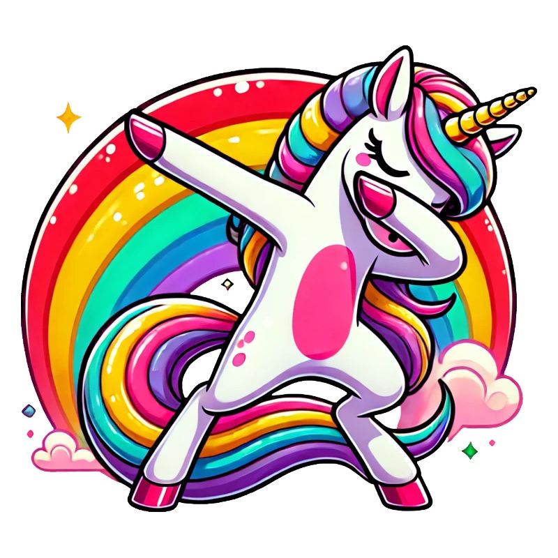Dab Einhorn Dabbing Einhörner Unicorn Mädchen