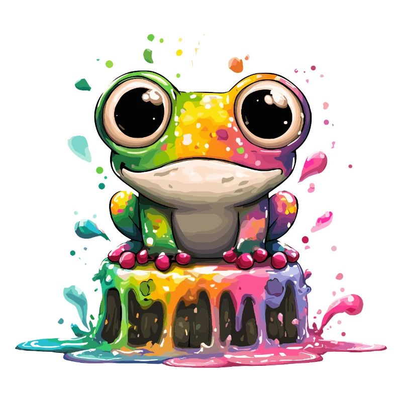 Regenbogenfrosch Kuchenzauber