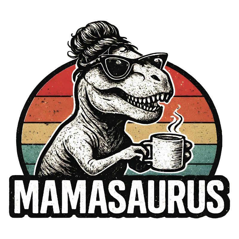Mamasaurus Mama Mutter Geschenkidee Humor Lustig