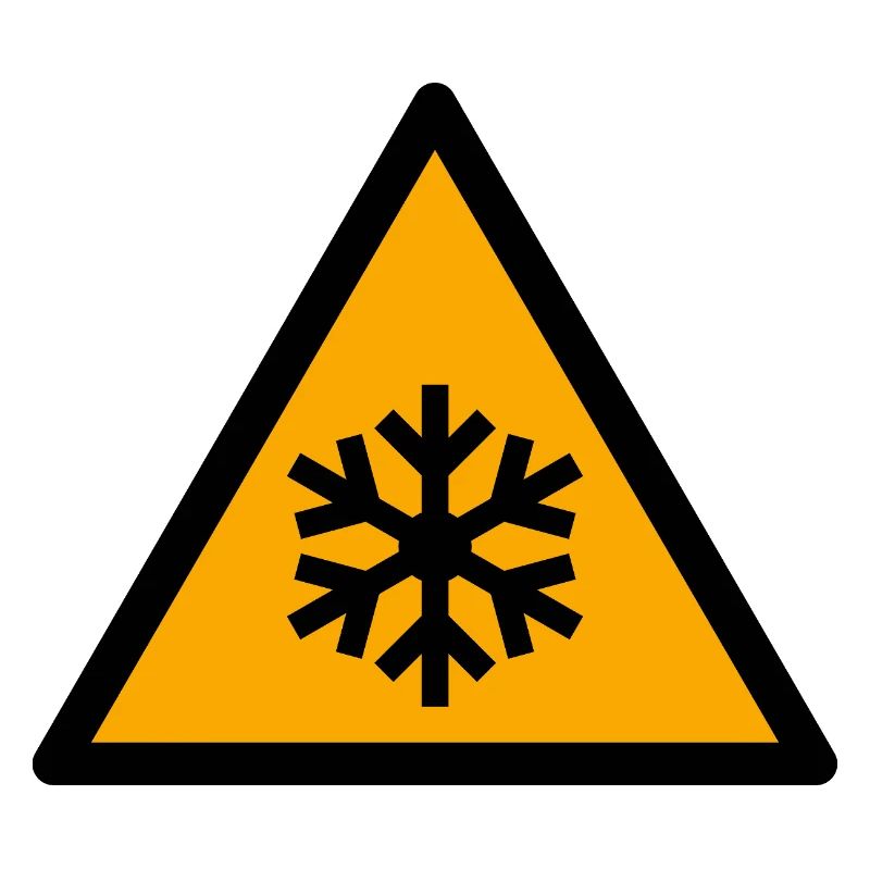 Glacé | Flocon de neige en triangle