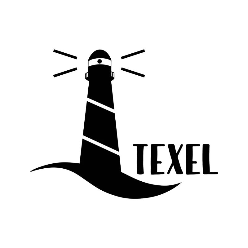 Lighthouse Texel (black)