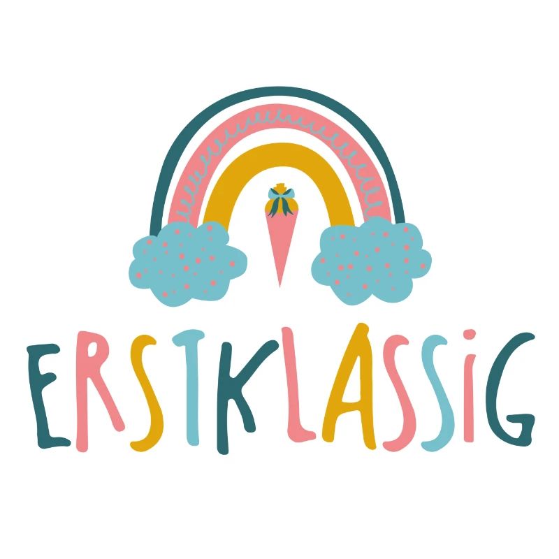 Erstlassig - Schulkind - Regenbogen