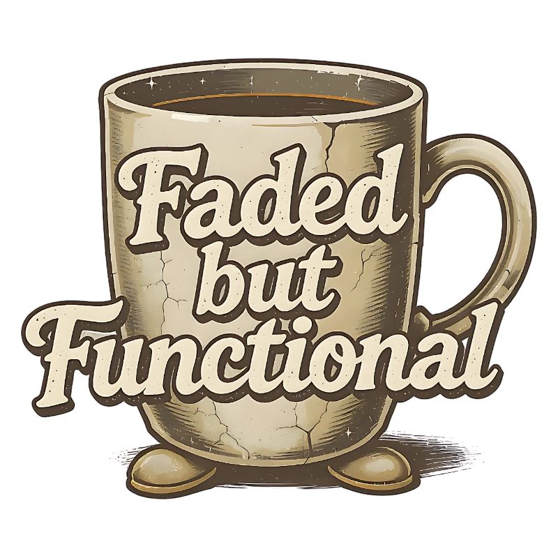 Faded but Functional - Coffee Mug