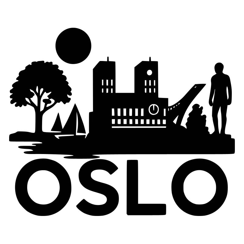 Oslo Silhouette Landmarks