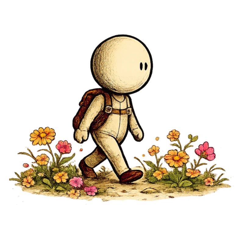 Der kleine Gedanke | Wanderer