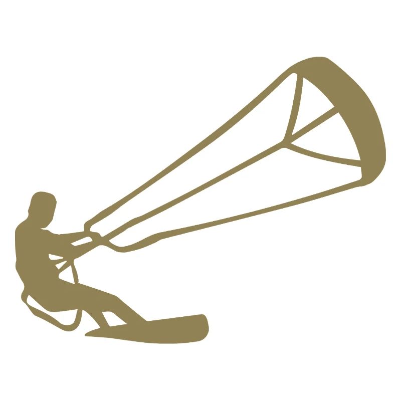 Kitesurfeur Silhouette Kiteboarding Adrenaline Sport