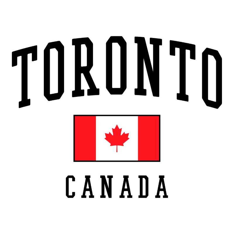 Toronto Kanada Flagge Design Geschenkidee