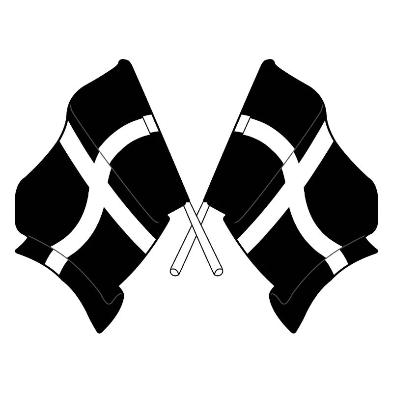 Drapeaux croisés de Cornouailles