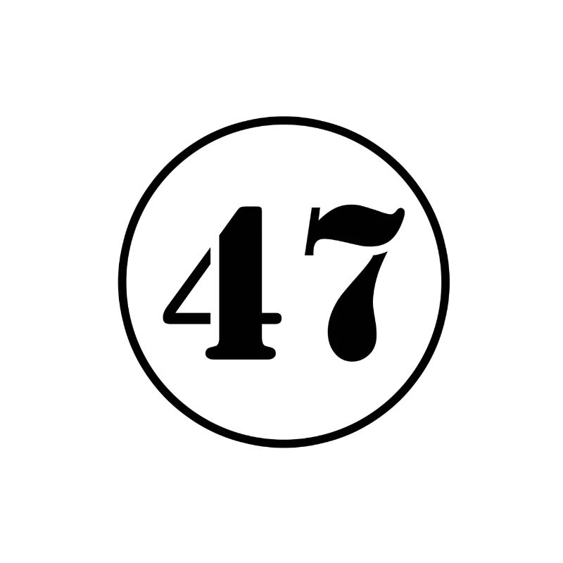 NUMMER 47 Siebenundvierzig Geburtstag Geschenk