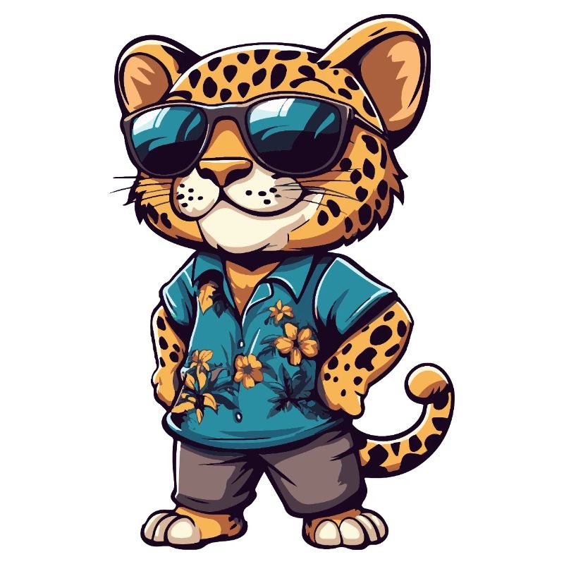 Leopard Comic Vacation