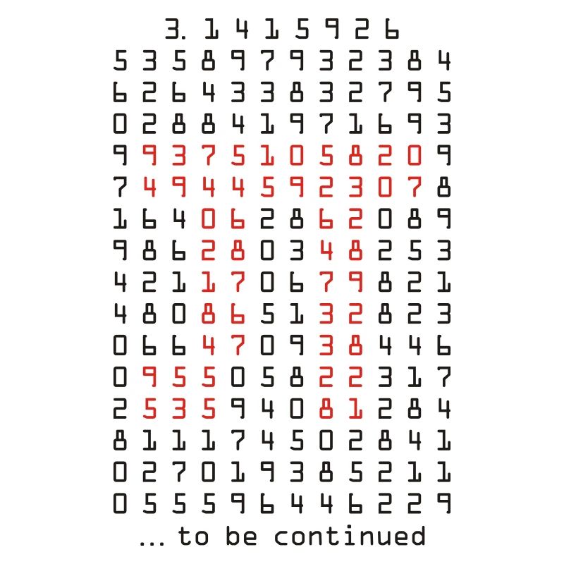 pi - 3,14159265 - nerd - mathematik