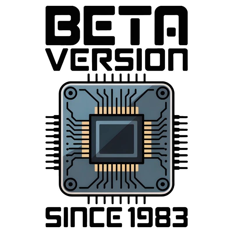 Futuristic microchip screen design