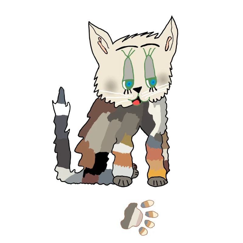 Patchwork Katze Fred Tatze