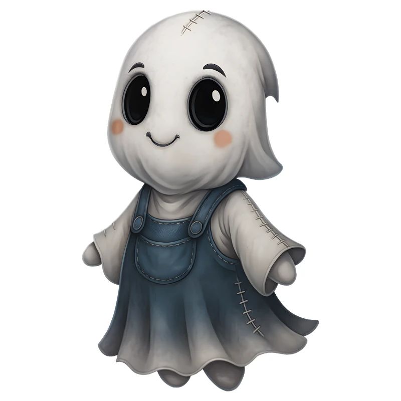Cute Ghost Friend Patchwork