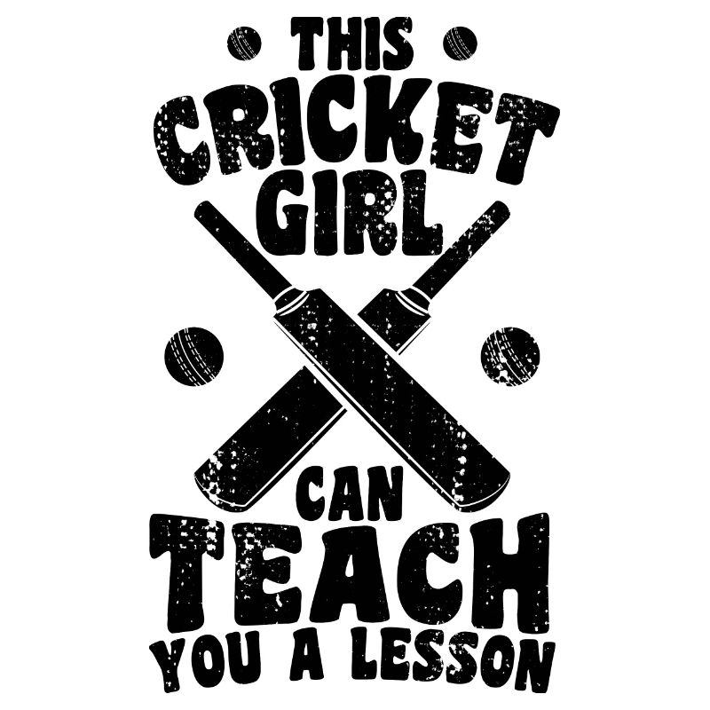 Cricket Mädchen erteilt dir eine Lektion