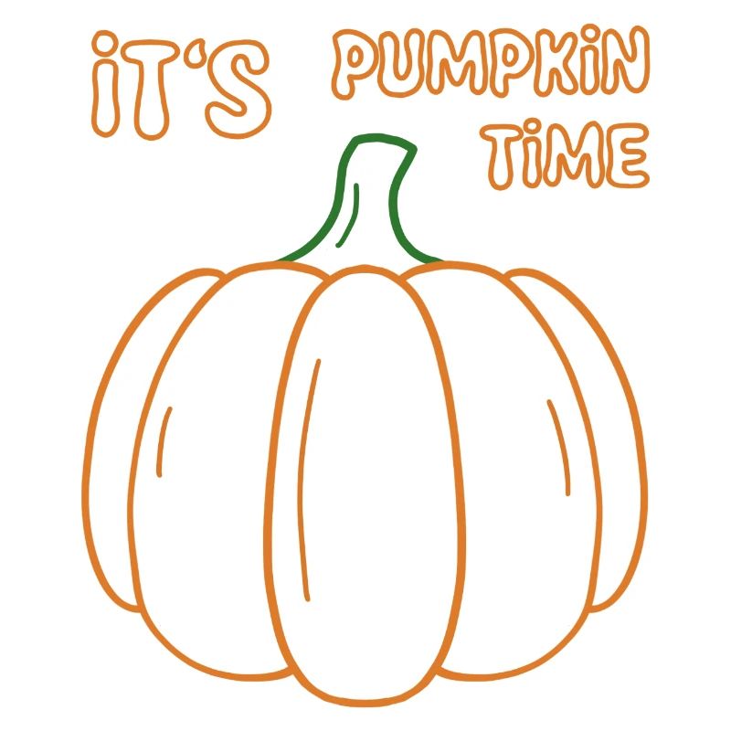 Its Pumpkin Time Illustration