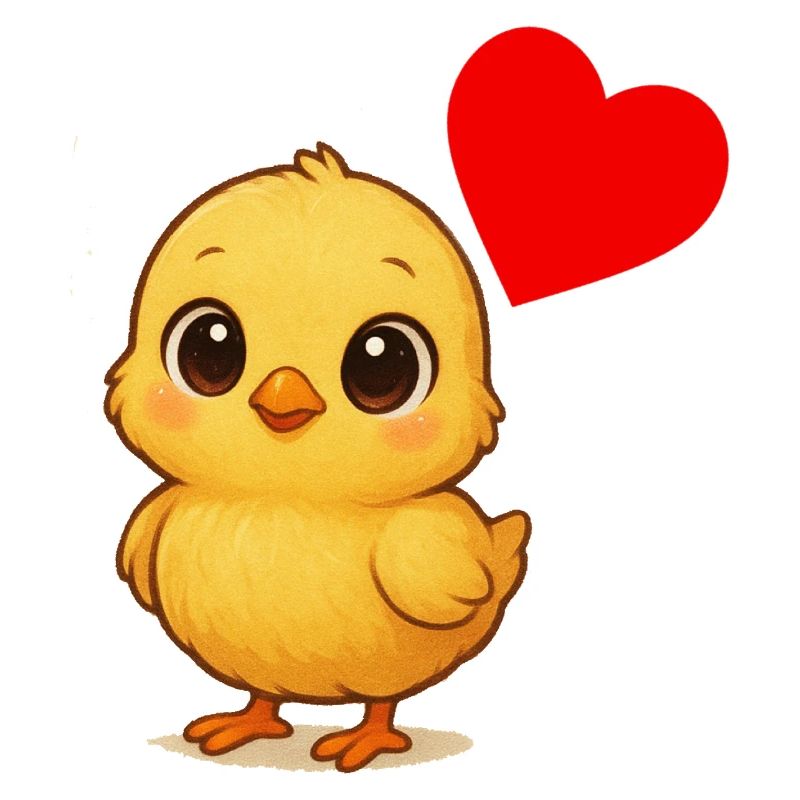 Stuffy Chick Heart