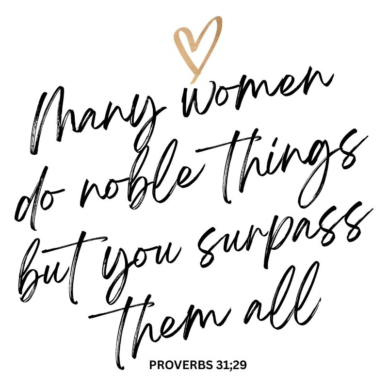 Proverbs 31 Christian gift.
