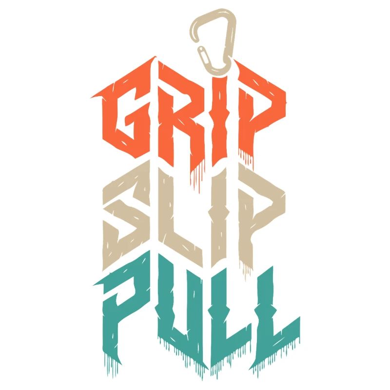 Grip Slip Pull Climbing Grunge