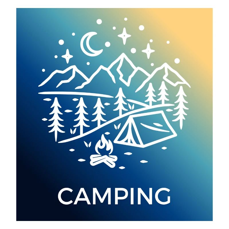 Nuit Forêt Camping Camping
