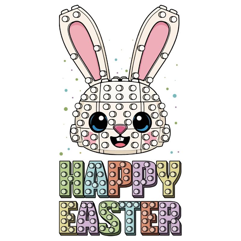 Master Builder Brick Builder Bunny Face Bricks