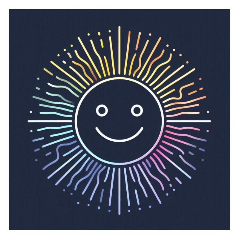 A cool, cheerful sun