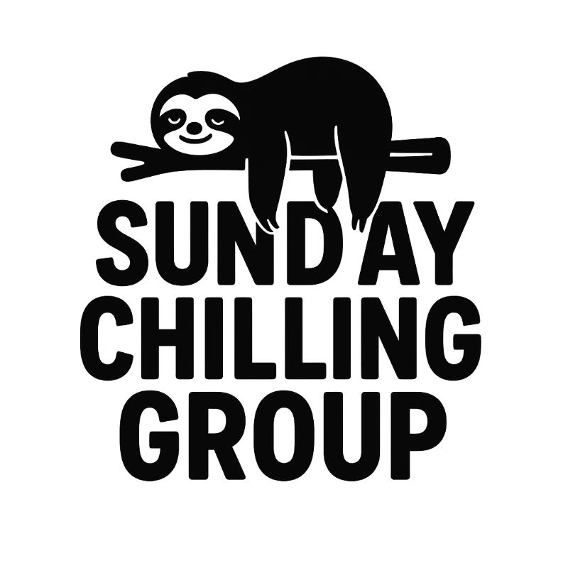 Sunday Chilling Group Funny Sloth