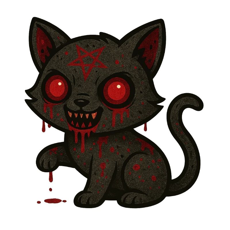 Chat Sombre Occulte