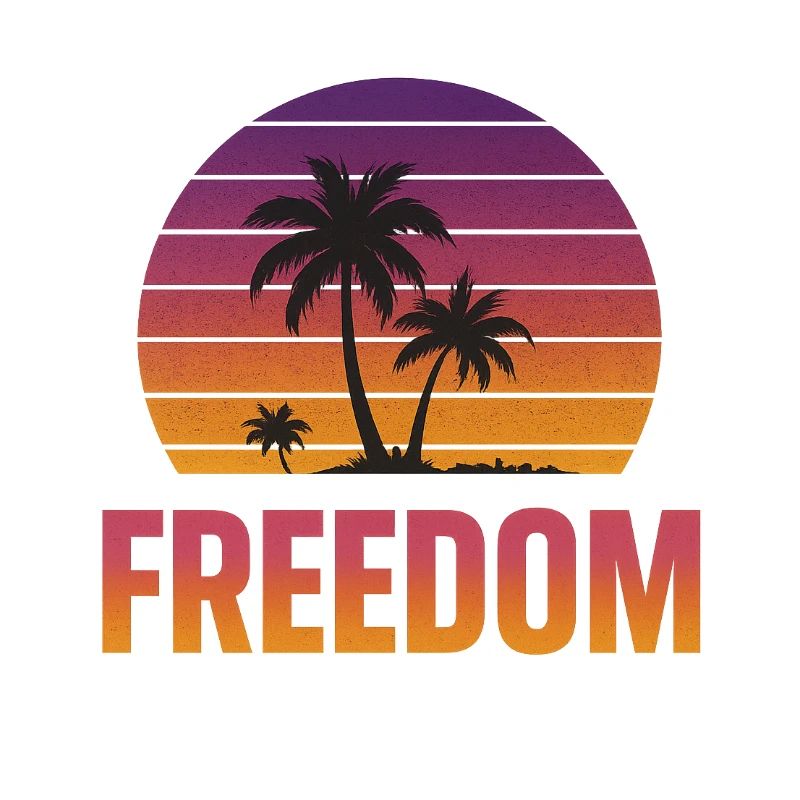 Coucher de soleil sur la liberté