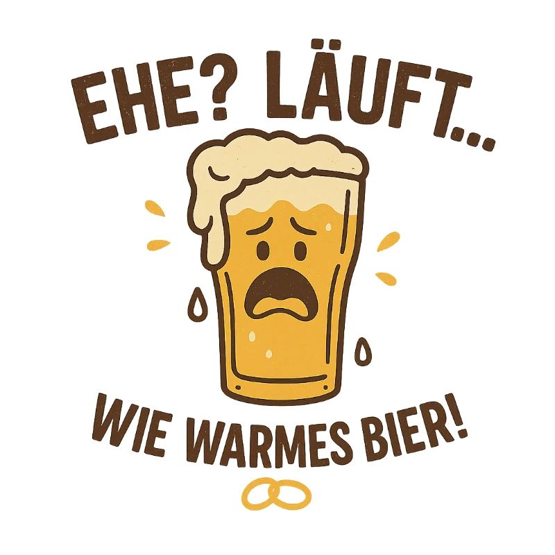 Ehe? Läuft wie warmes Bier