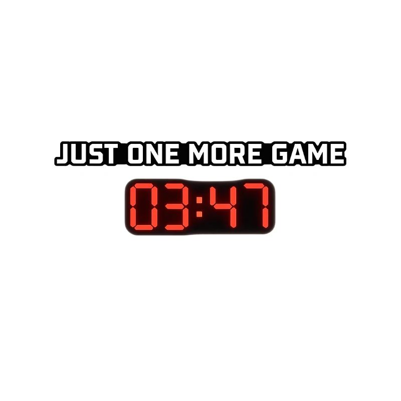Nur noch ein Spiel Digitaluhr