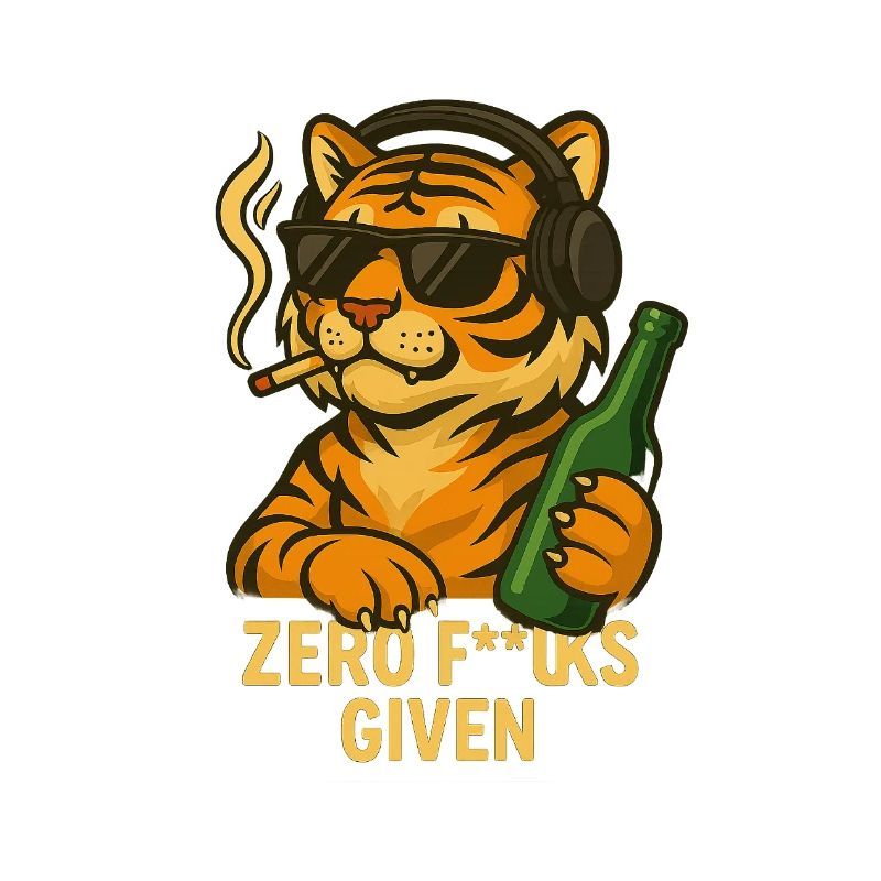 Badass Tiger – Zero F**ks Given