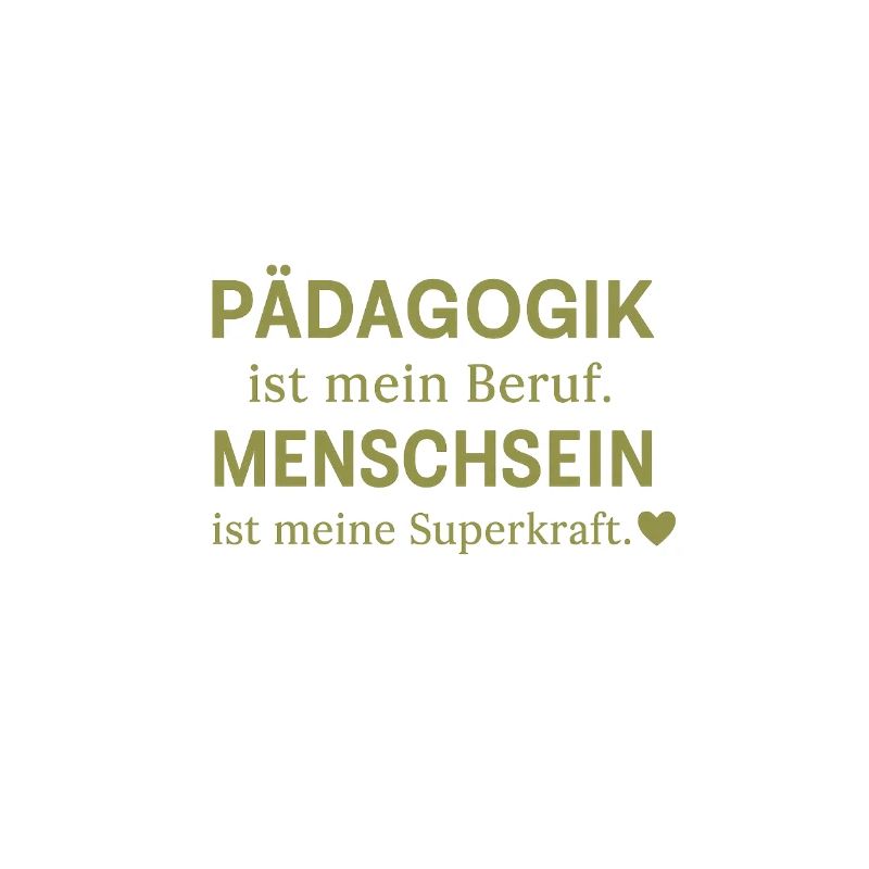 Pedagogy is my profession