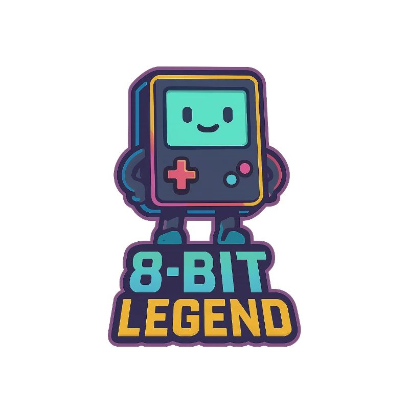 Personnage de jeu rétro Legend 8 bits