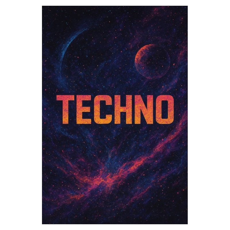 Design techno spatial futuriste