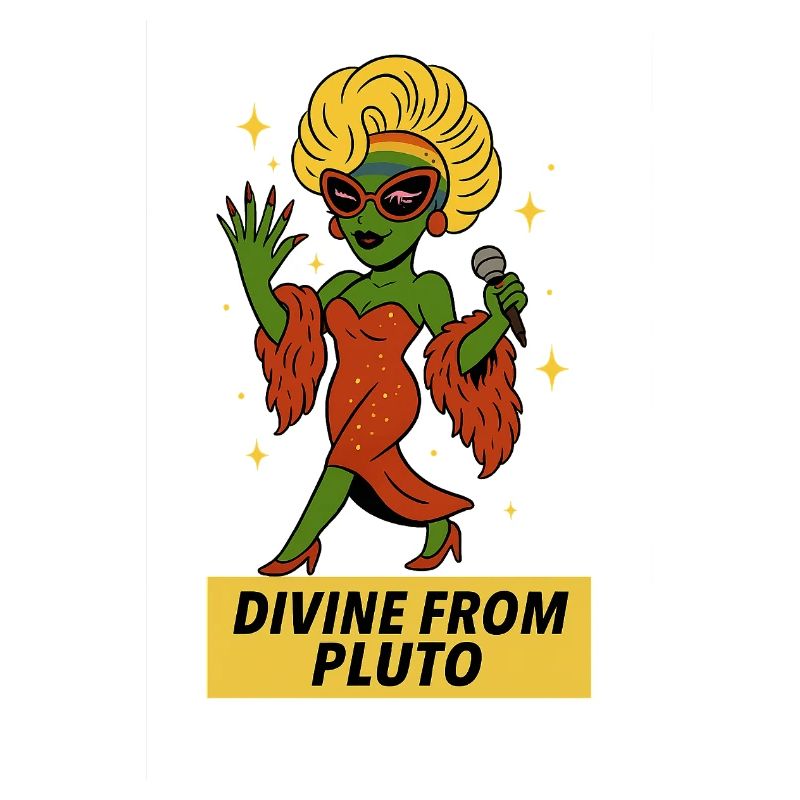 Alien Queen T-Shirt – Divine from Pluto 