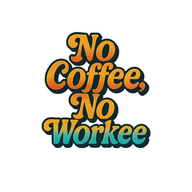 Conception audacieuse de citation de motivation de café