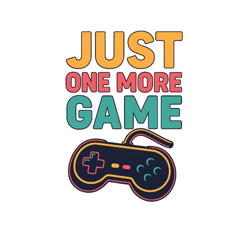 Juste un t-shirt rétro de jeu de plus