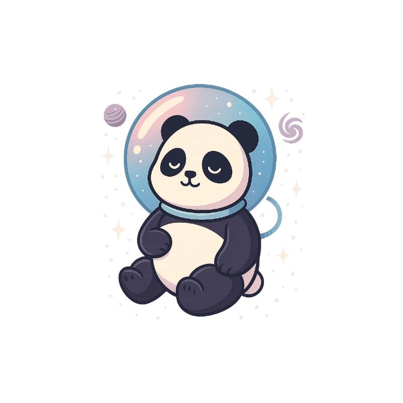 Panda Cosmique Rêveur de l’Espace